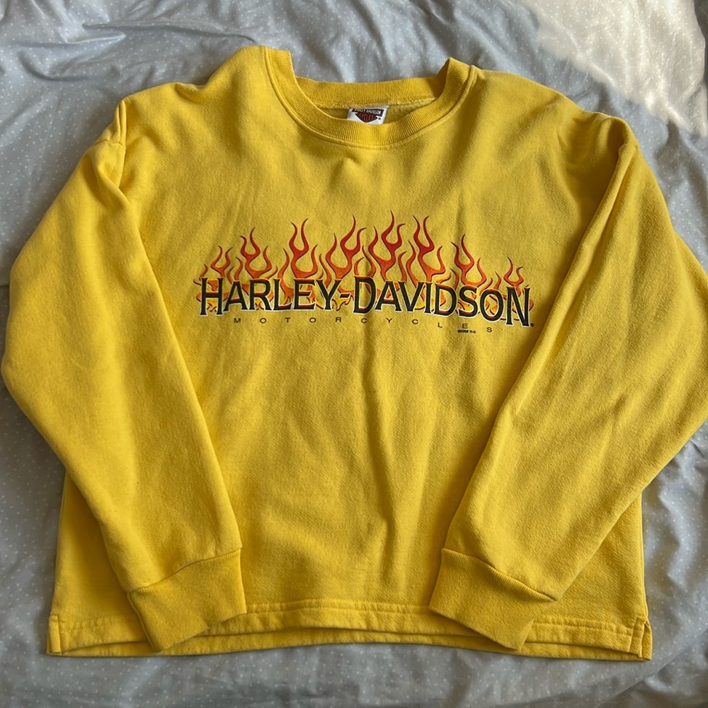 Harley-Davidson Cropped Sweatshirt